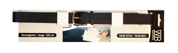 Men's belt Size 105 cm - Brown color